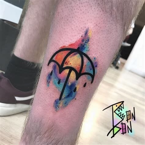 watercolor spirit albarn tattoo