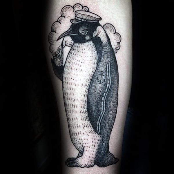 penguin sleeve tattoo