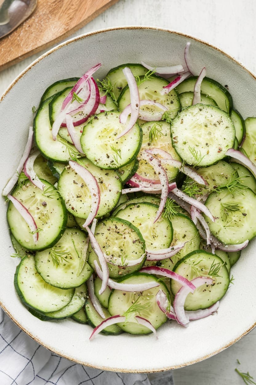 Cucumber and Onion Salad
