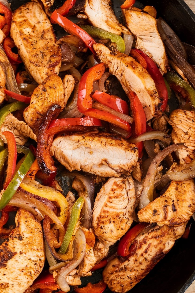 Skillet Chicken Fajitas