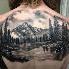 back forest tattoo