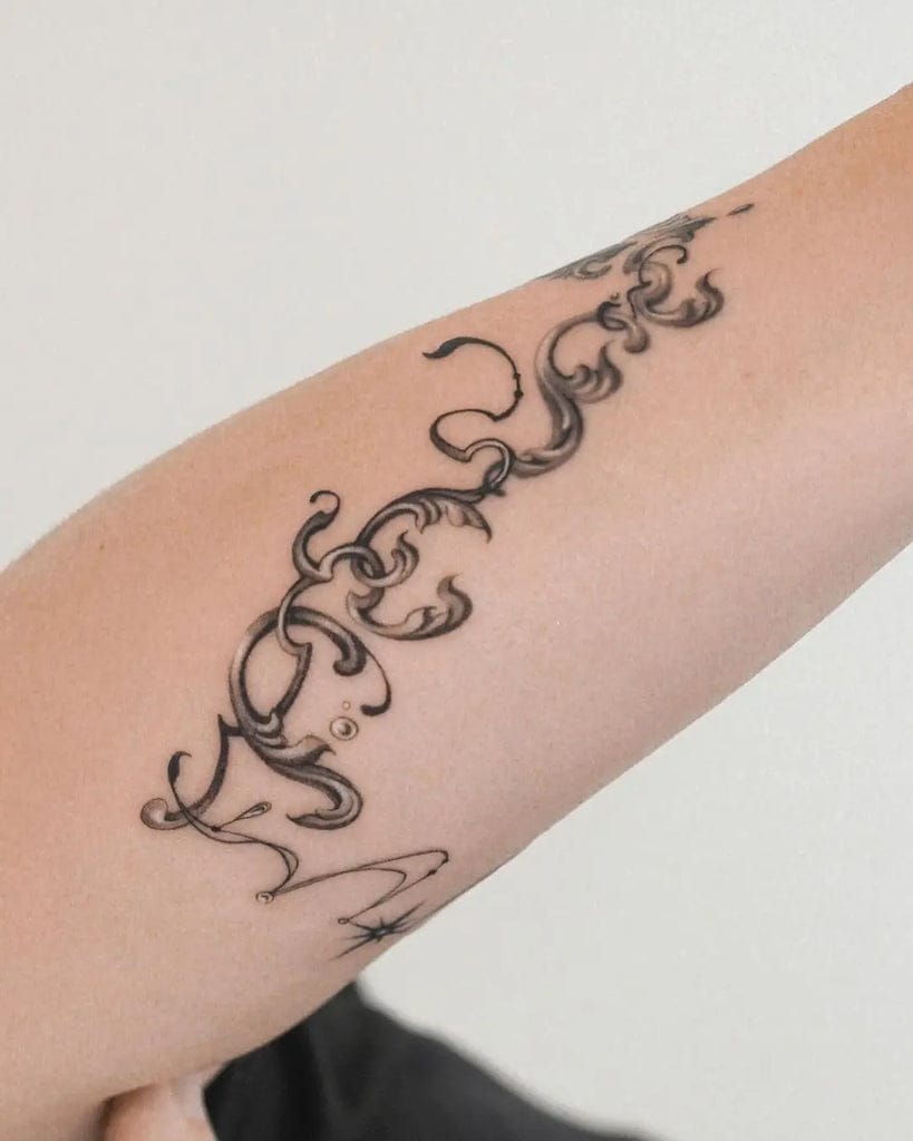 small baroque tattoo