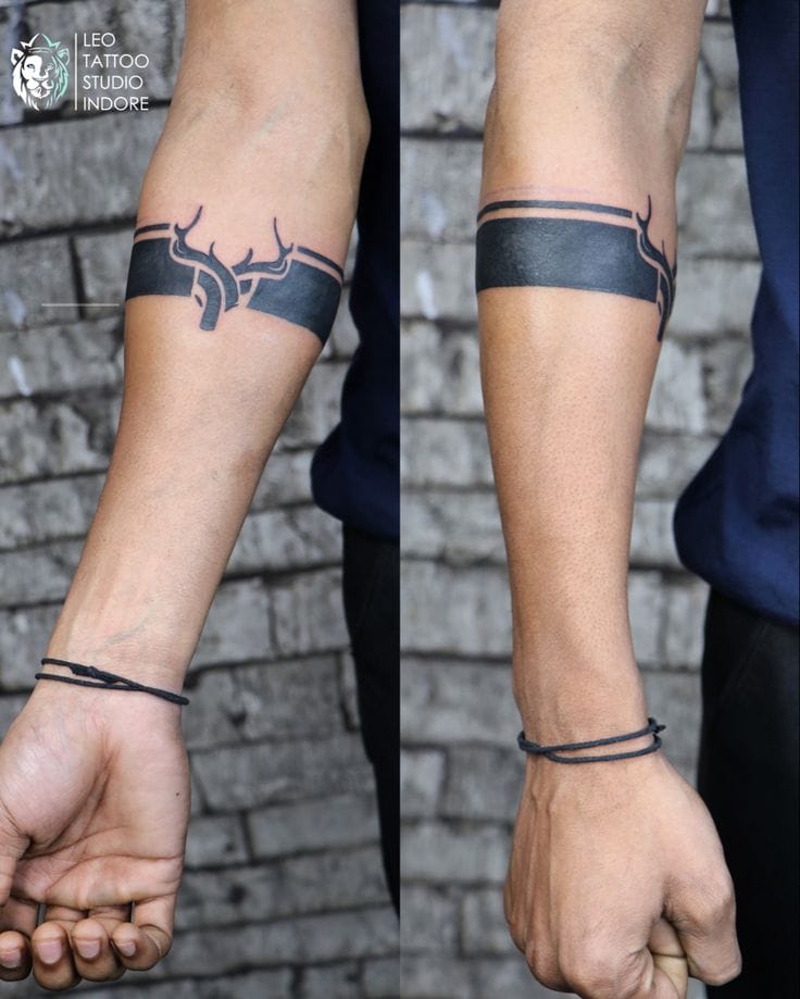 animal armband tattoo