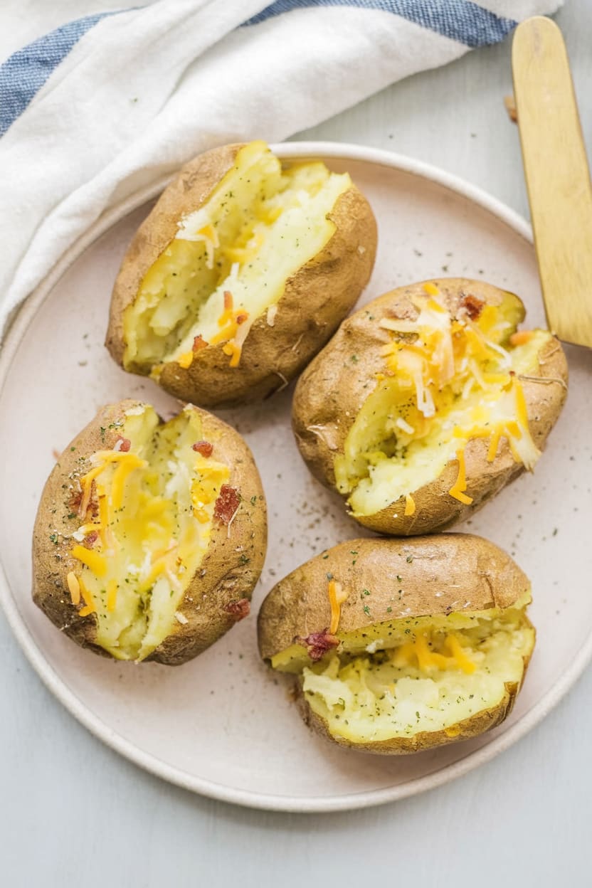 Microwave Baked Potatoes