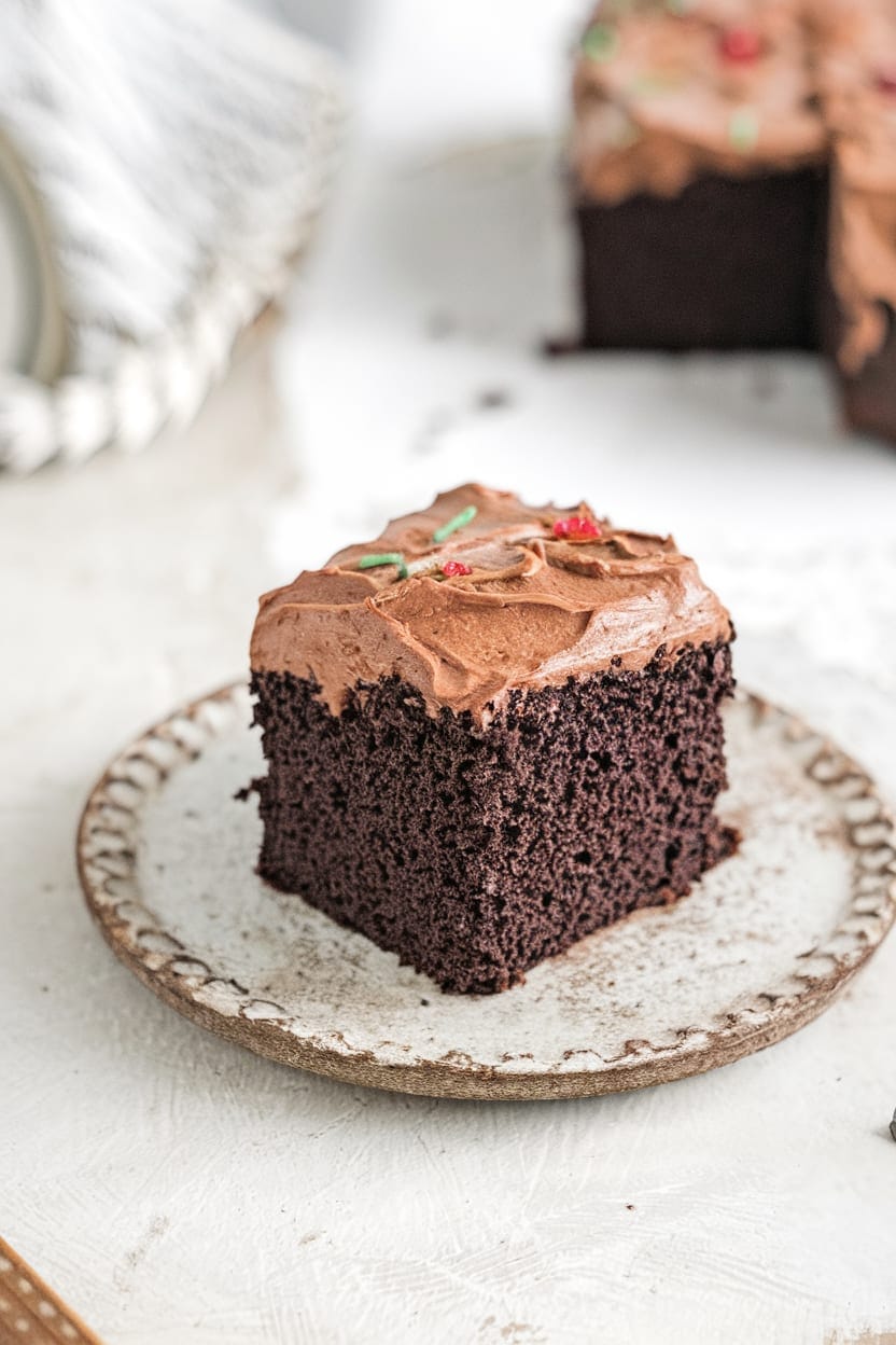Depression-Era Chocolate Cake