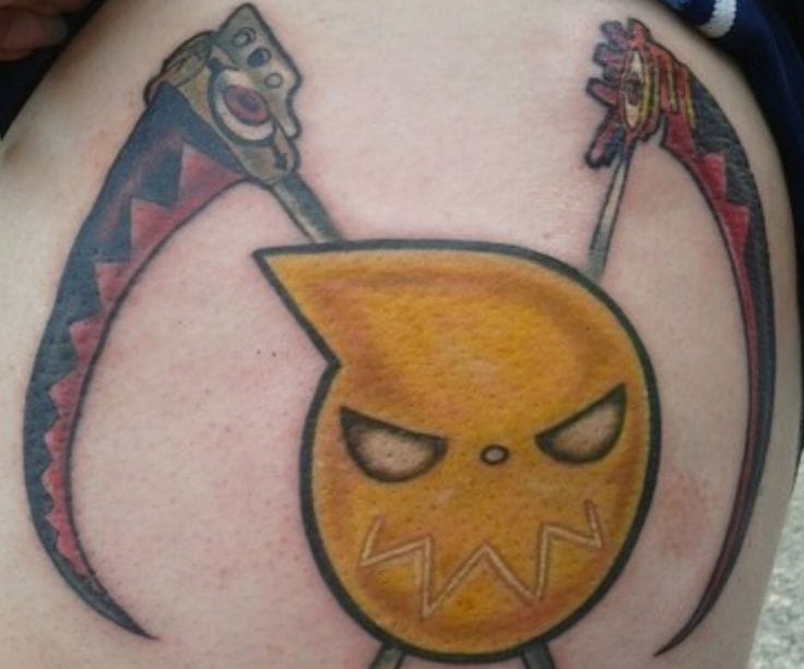 anime style soul tattoo