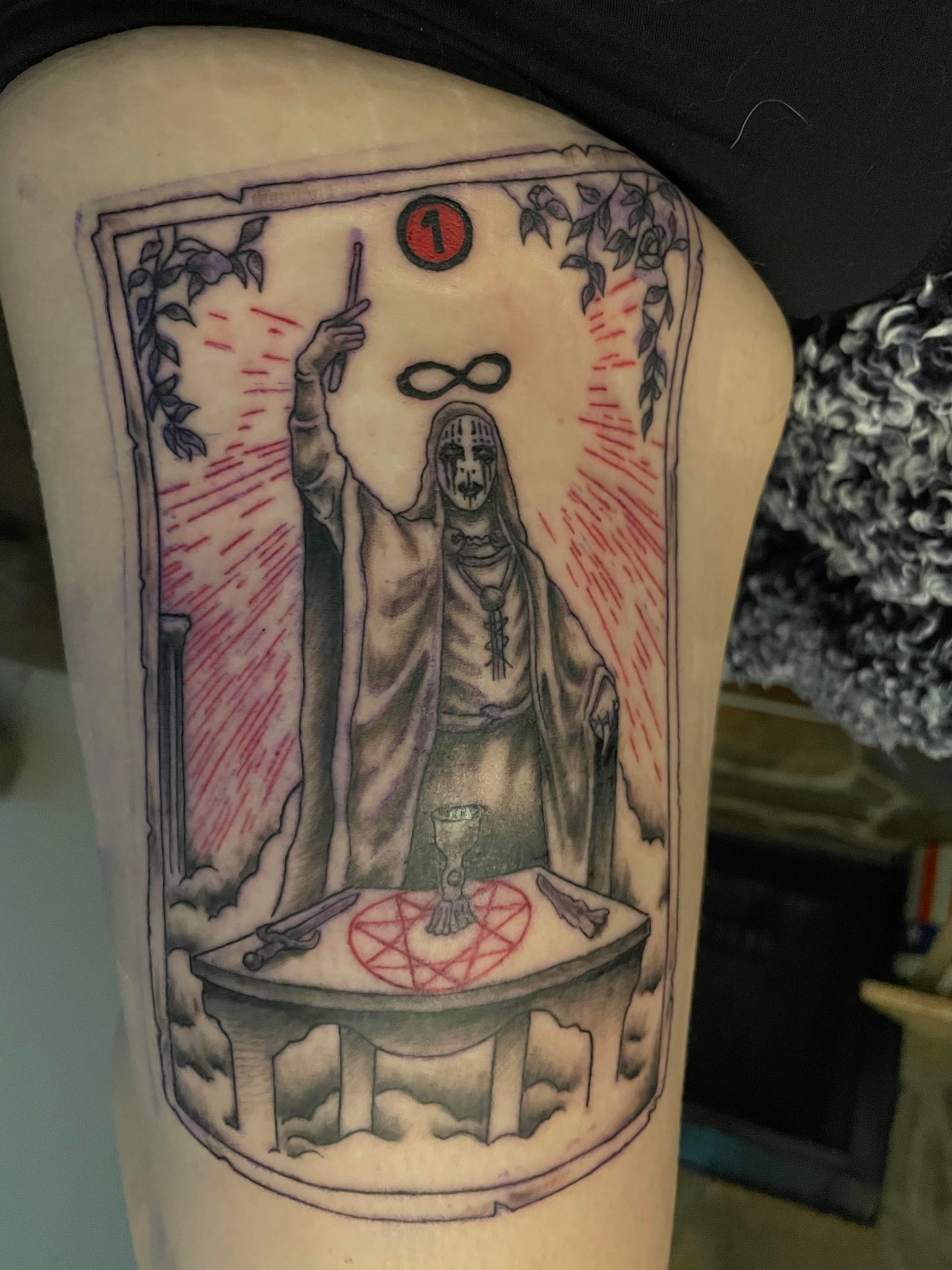 the magician tarot tattoo