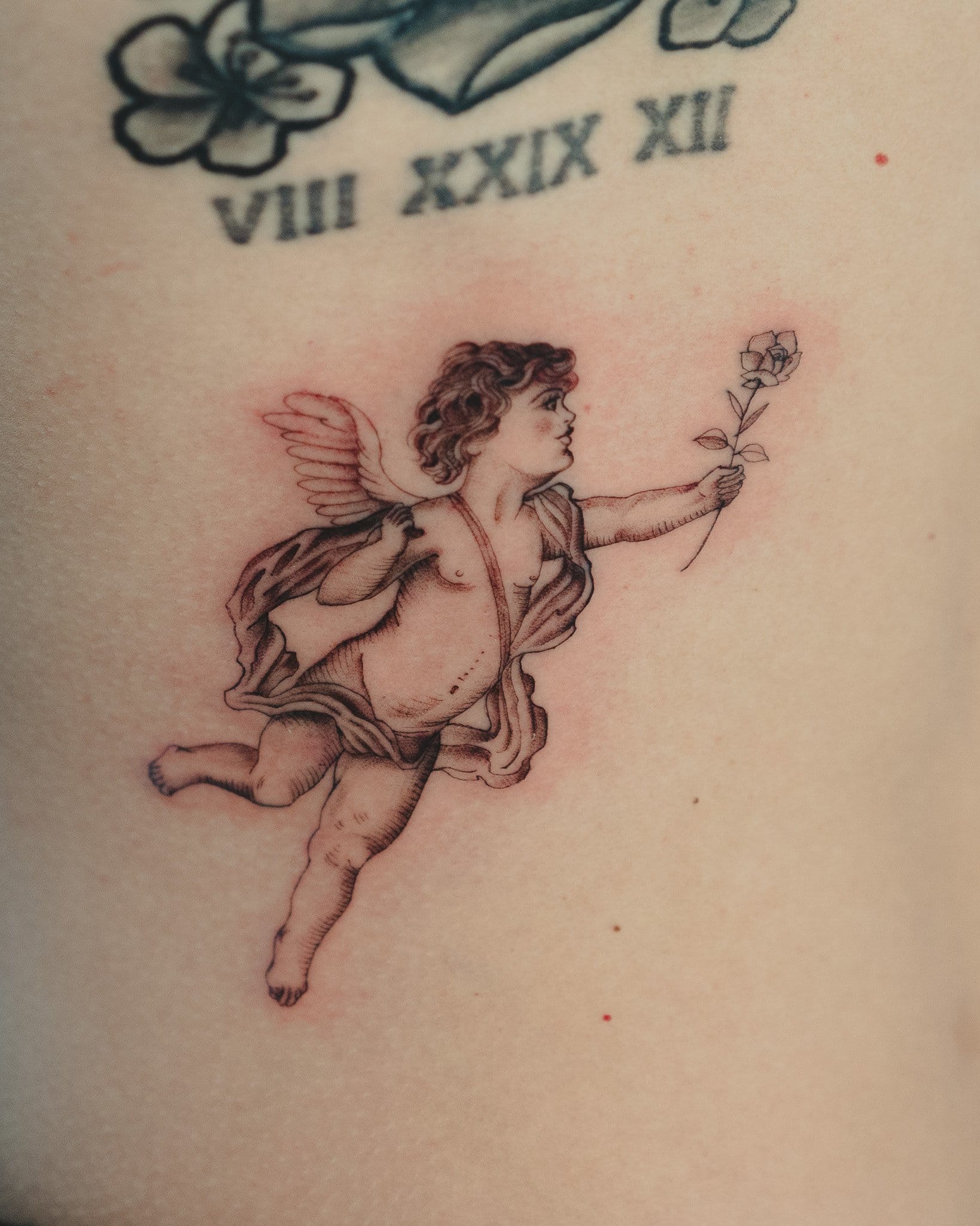 cherub baroque tattoo