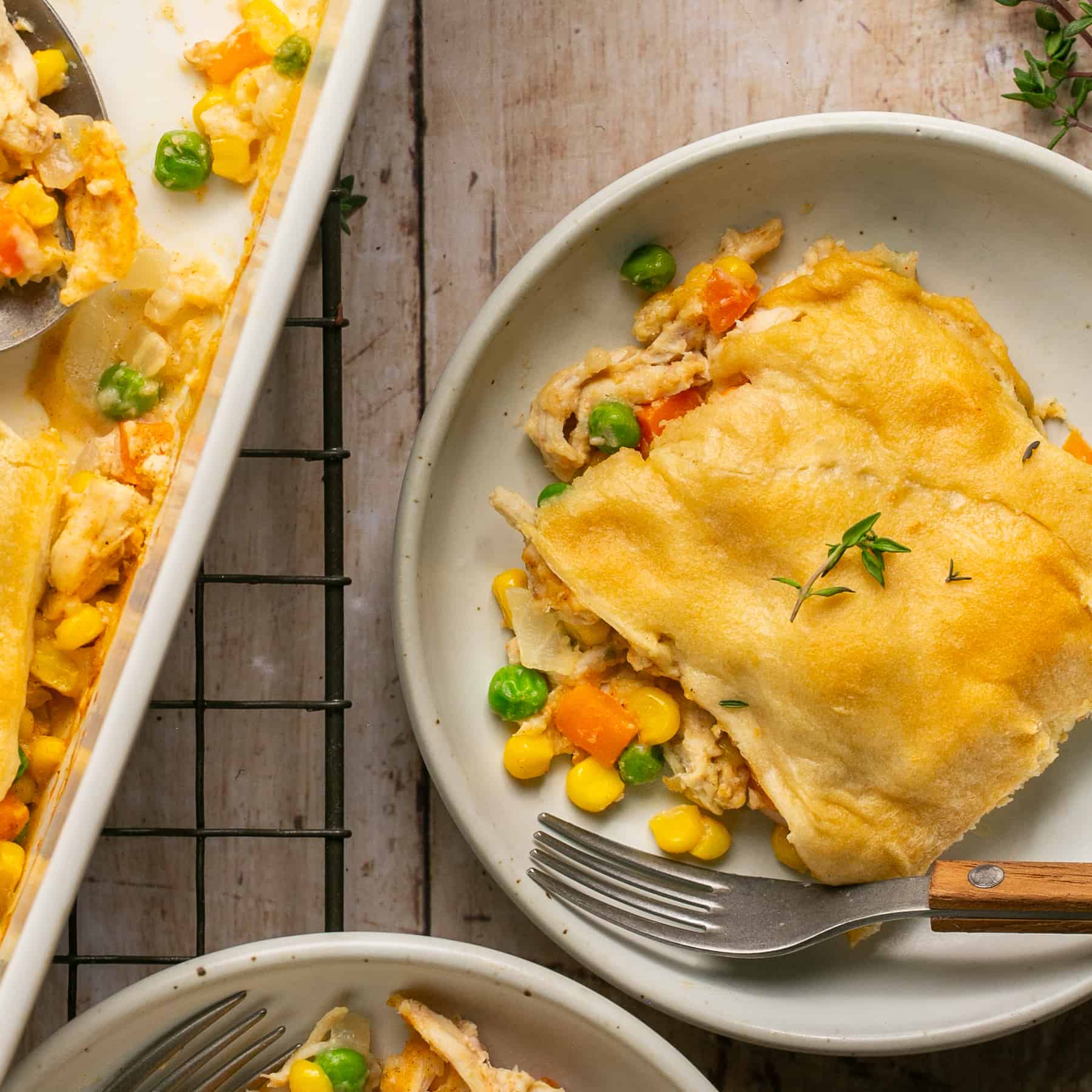 Chicken Pot Pie Casserole Recipe