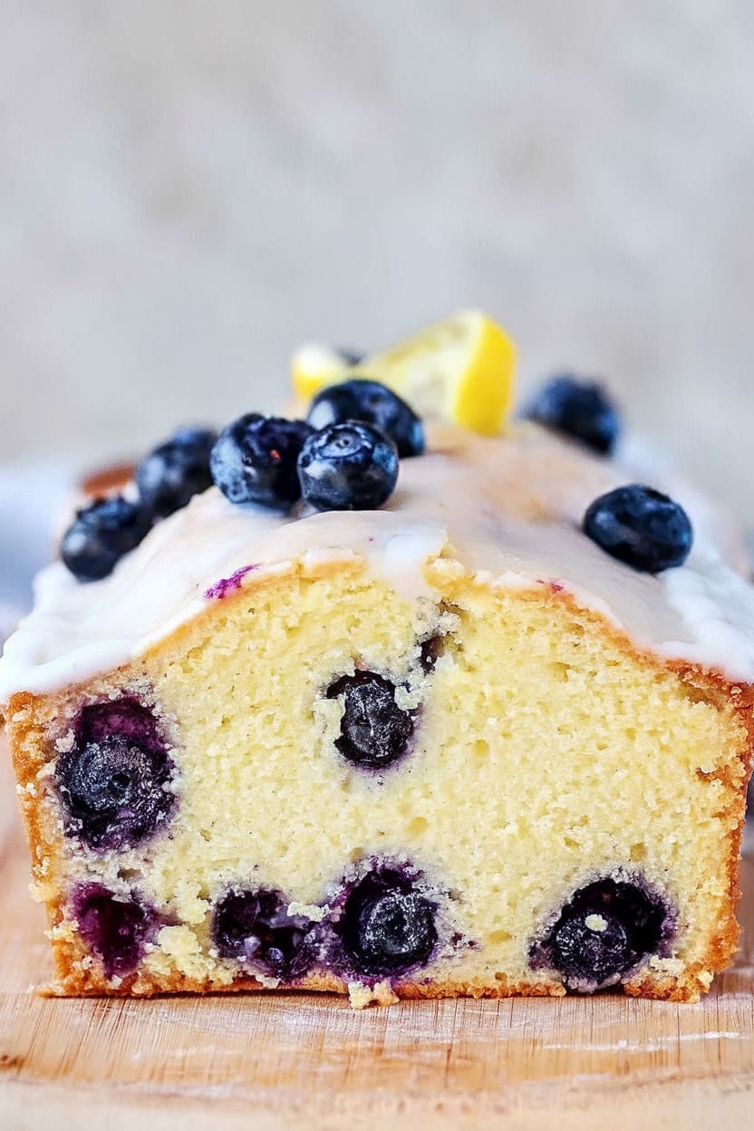 Lemon Blueberry Pound Cake