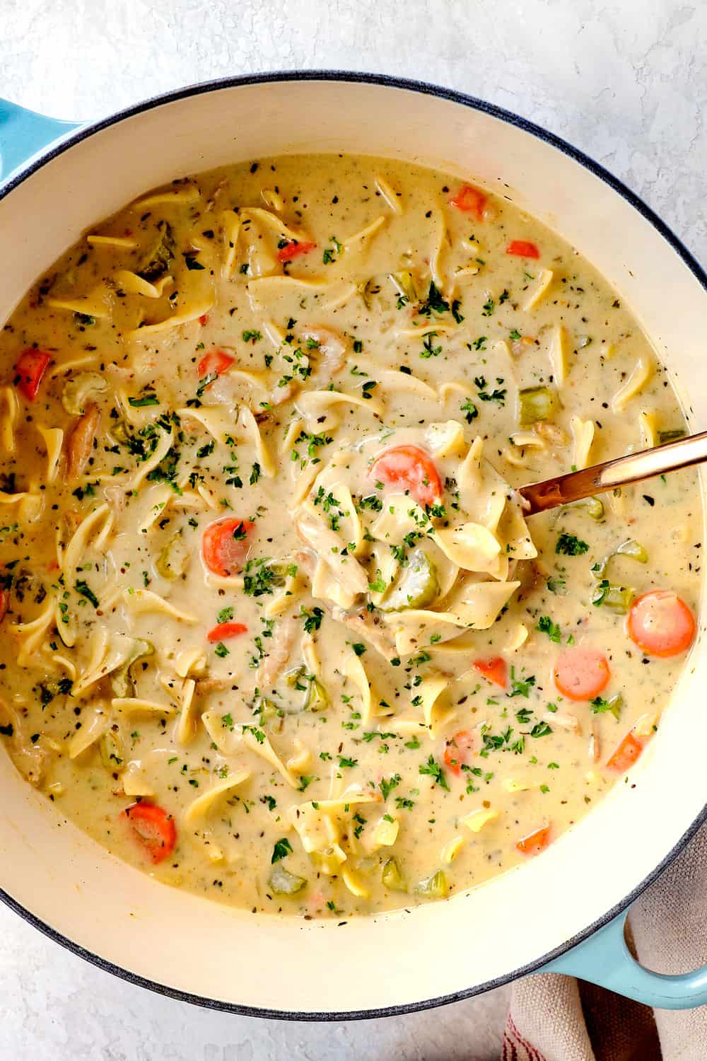 Creamy Chicken Noodle Soup Recipe