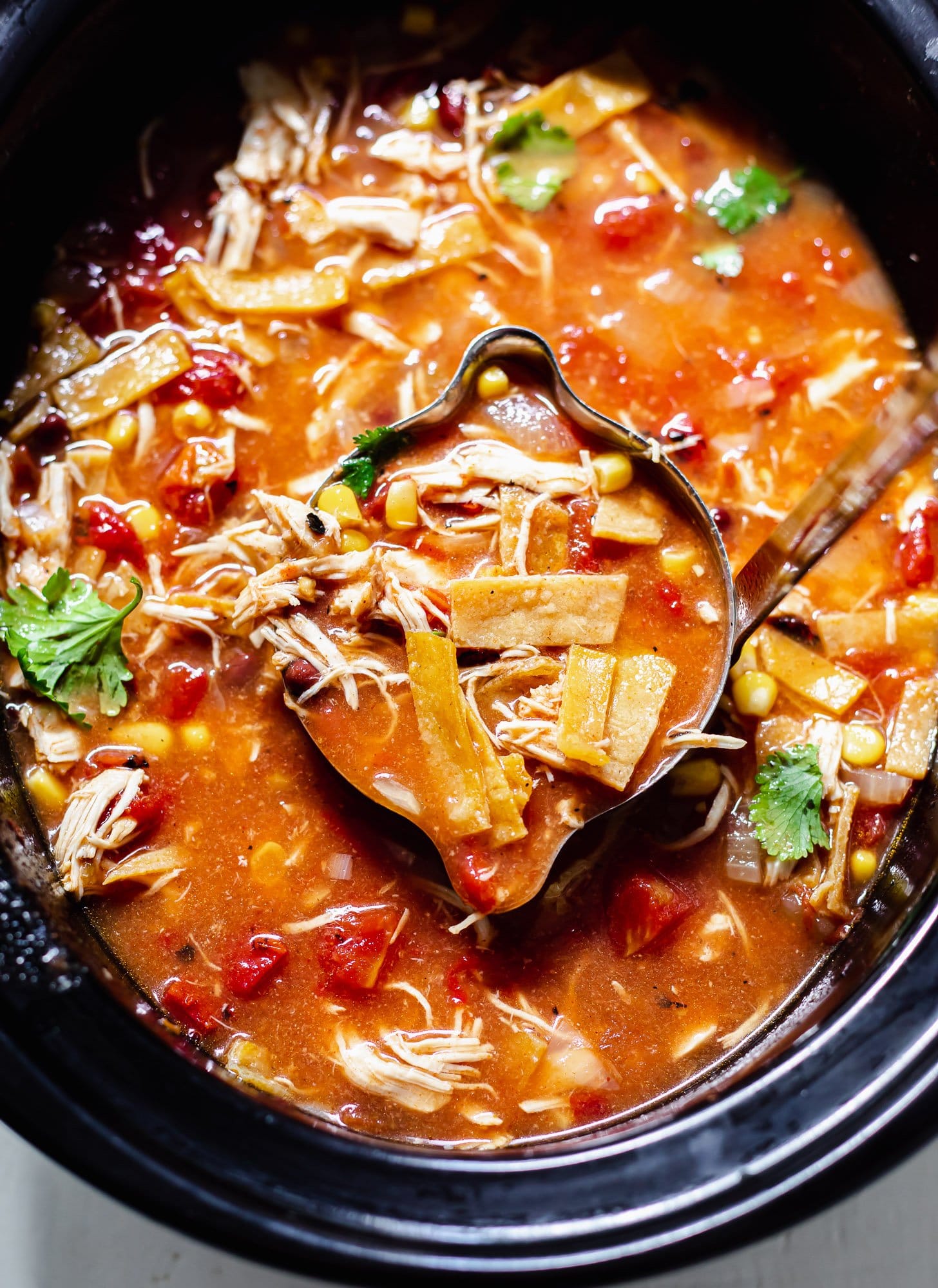 Chicken Tortilla Soup Crockpot Recipe