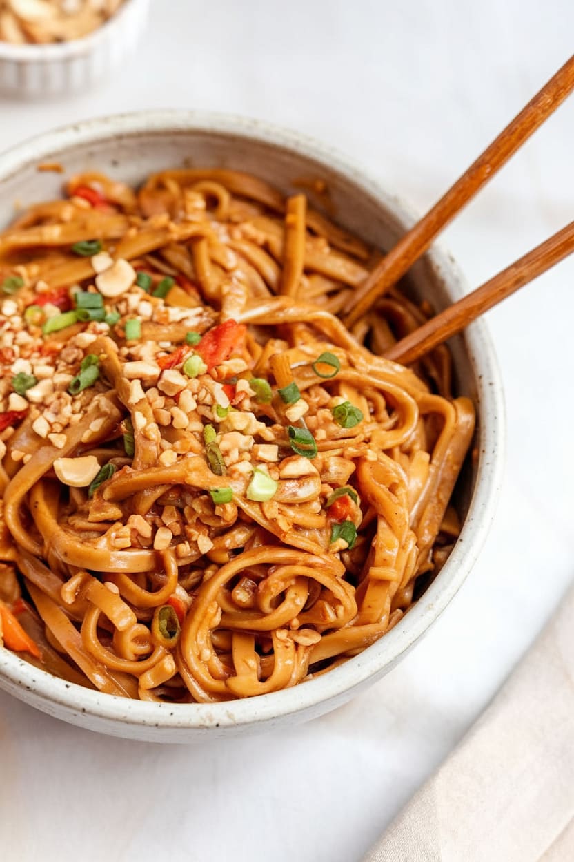 Easy Peanut Butter Noodles