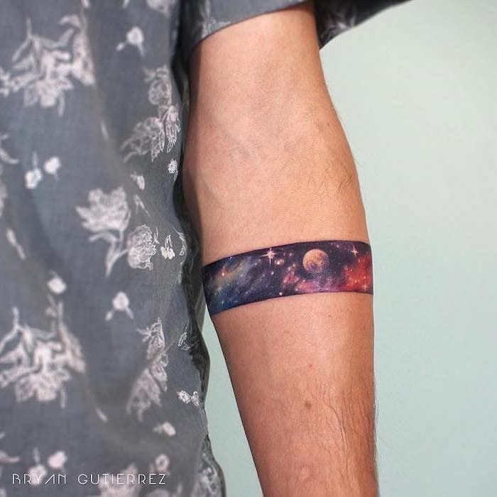stars armband tattoo