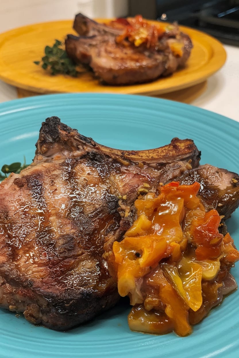 Sweet Tea Brined Pork Chops