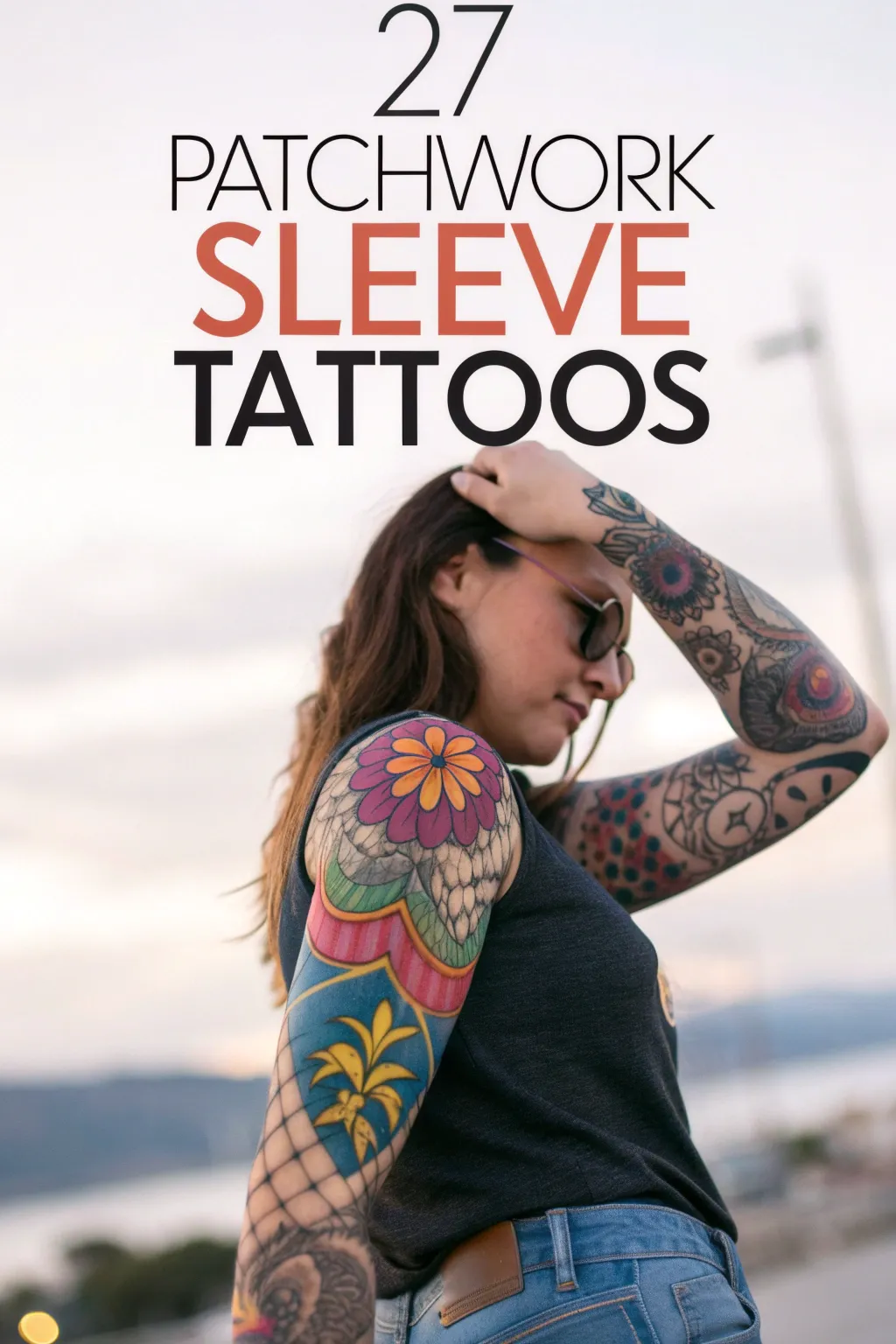 27 patchwork sleeve tattoos