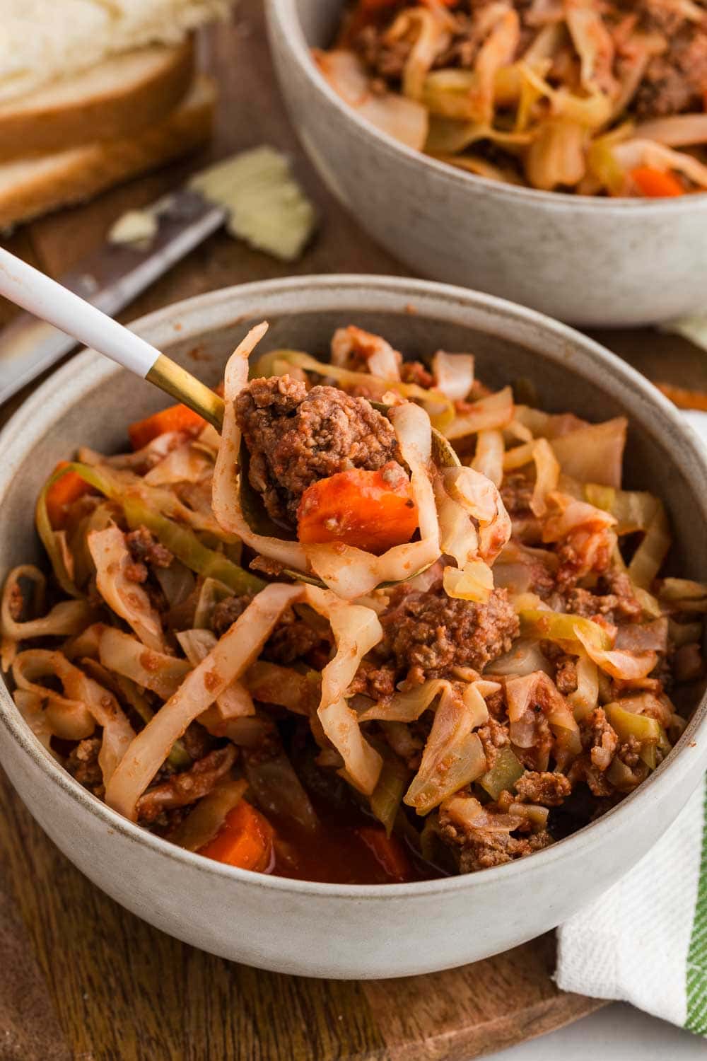 Ground Beef and Cabbage Casserole Recipe