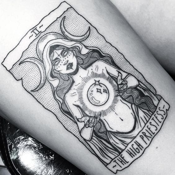 high priestess tattoo