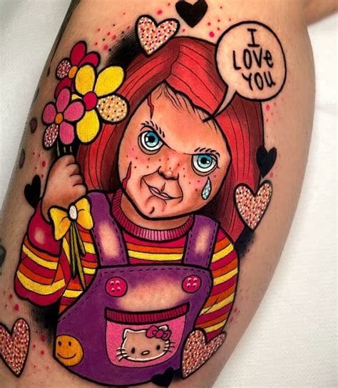 funny chucky tattoo