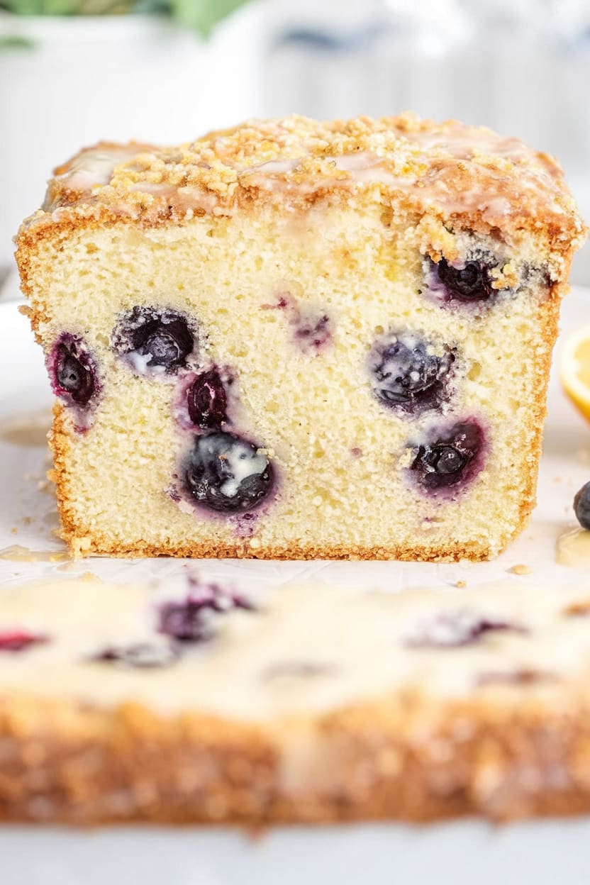 Lemon Blueberry Pound Cake