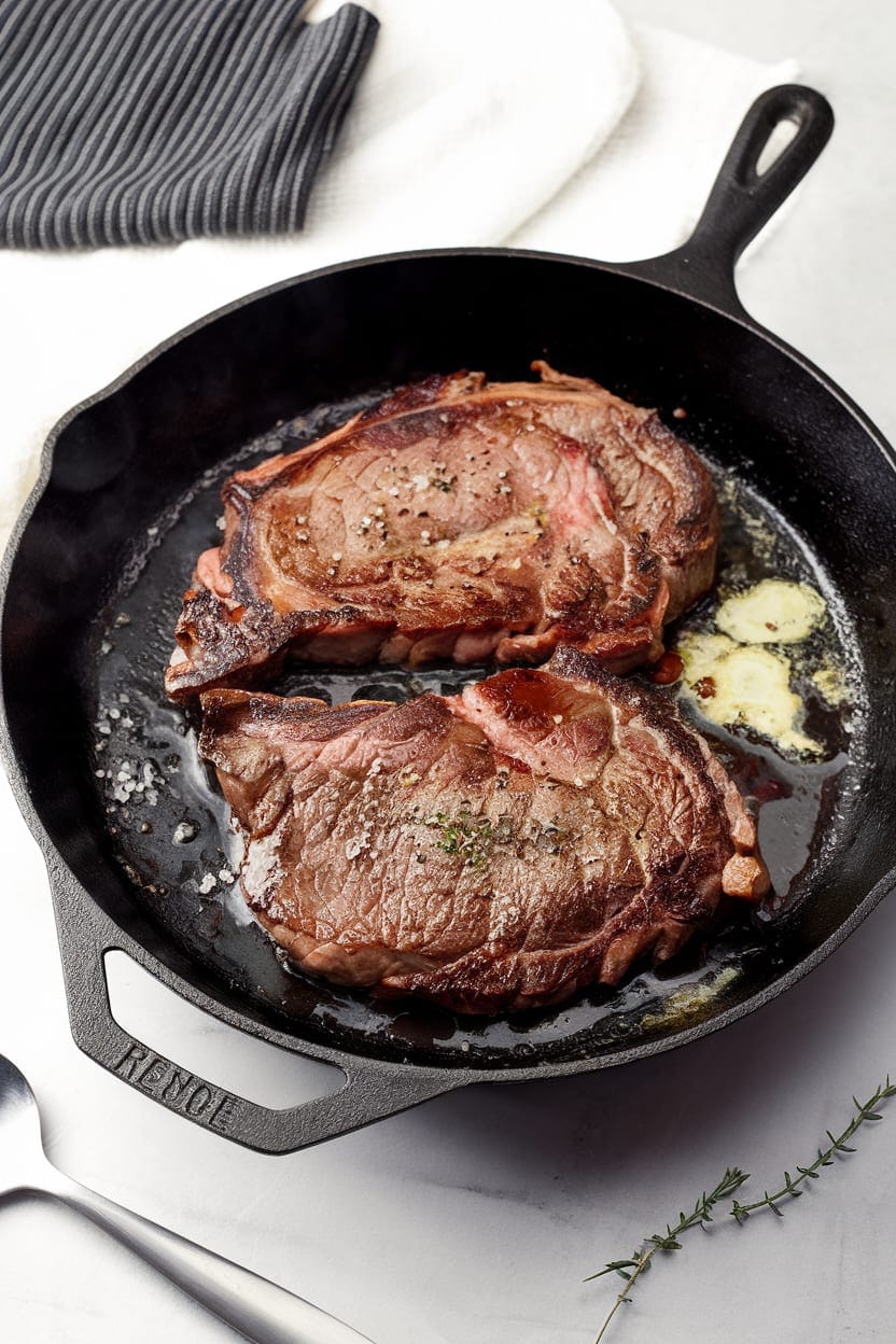 Pan-Seared Ribeye