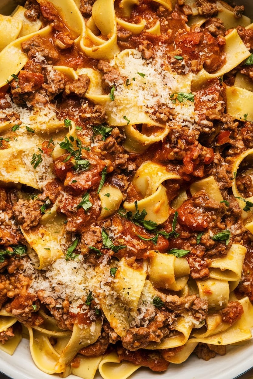 Easy Pasta Bolognese