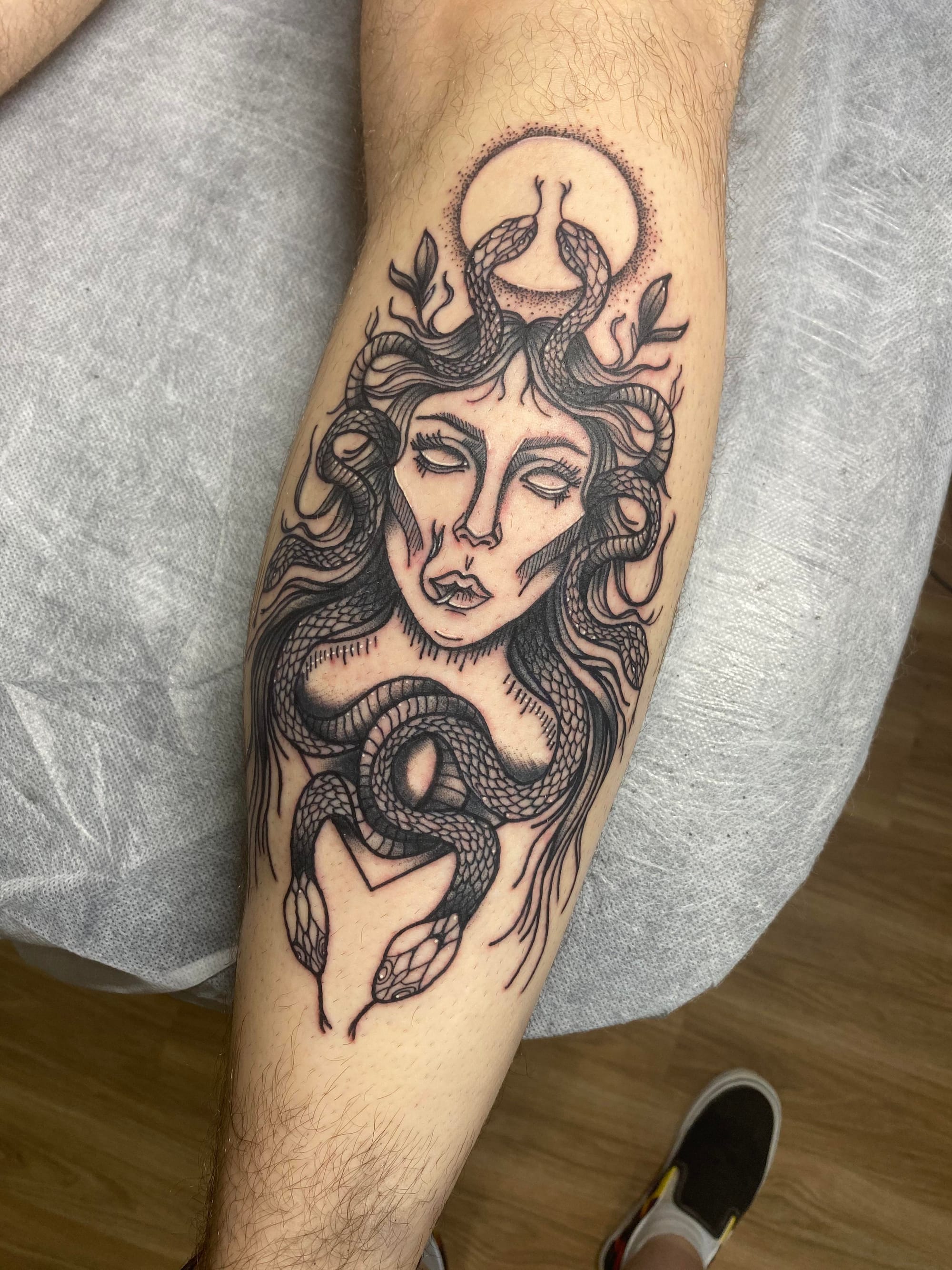witch medusa tattoo