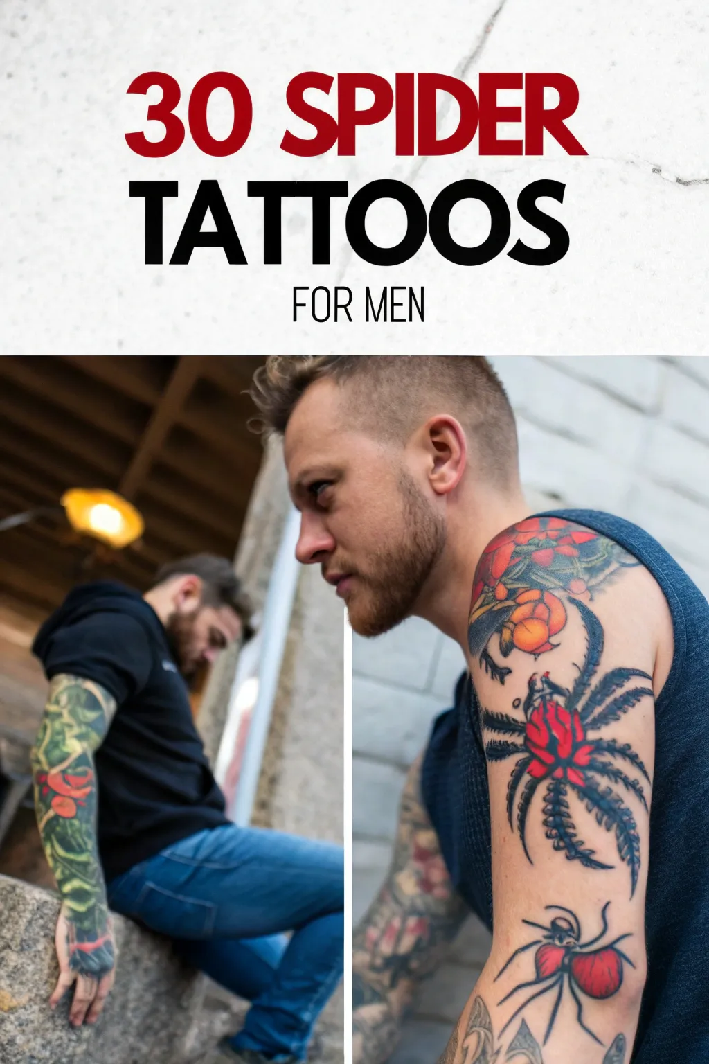30 spider tattoos for men