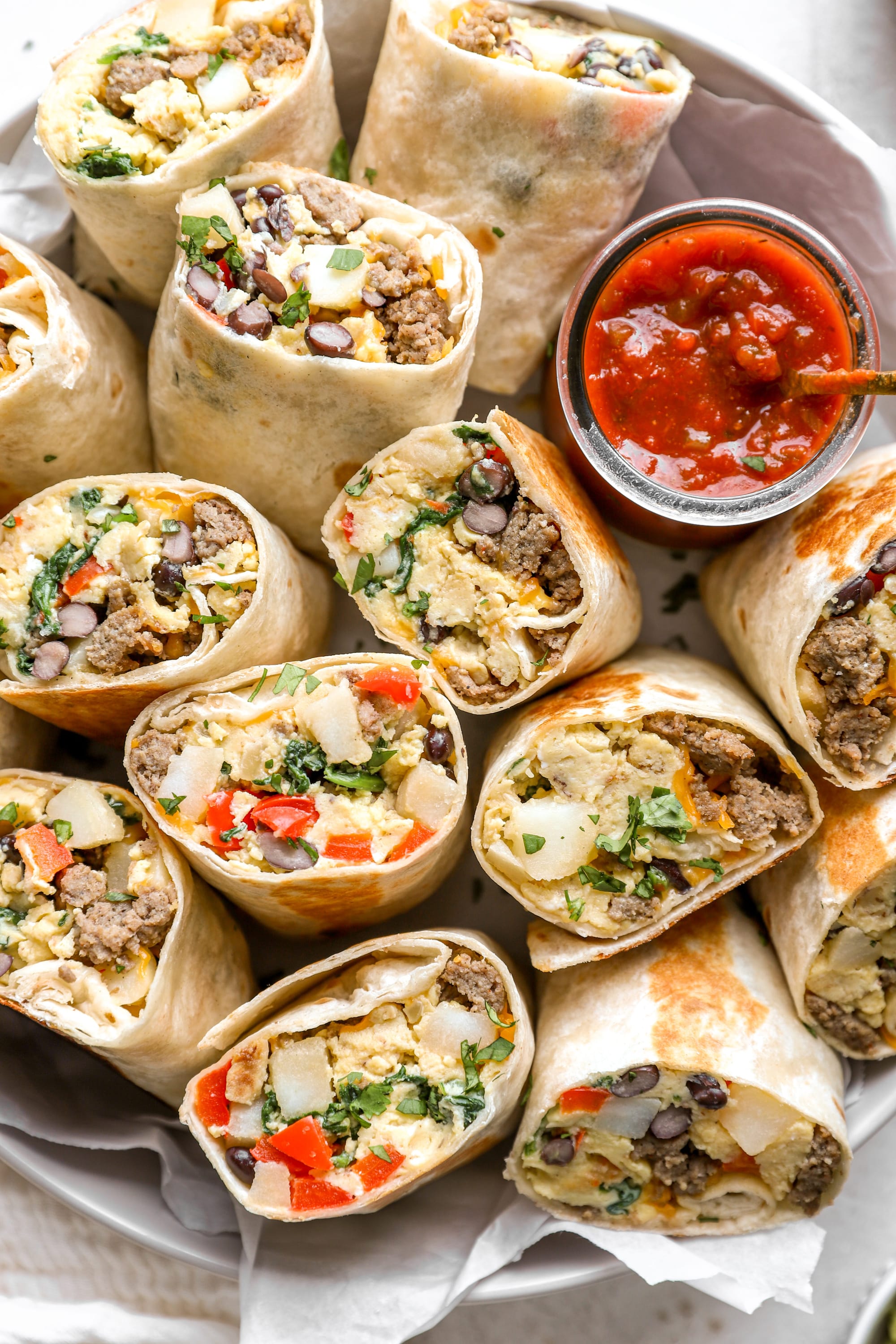 Chicken Sausage Breakfast Burrito Recipe