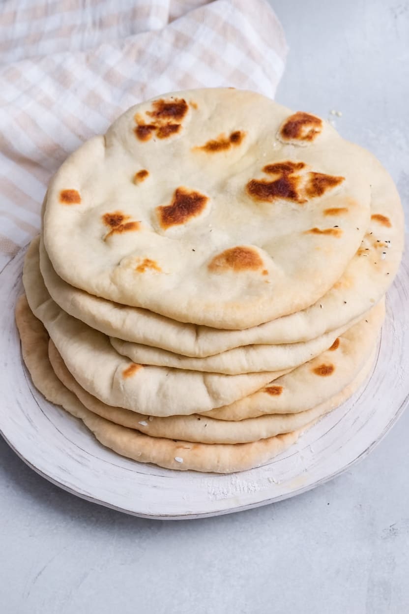 Easy Soft Flatbread (No Yeast)