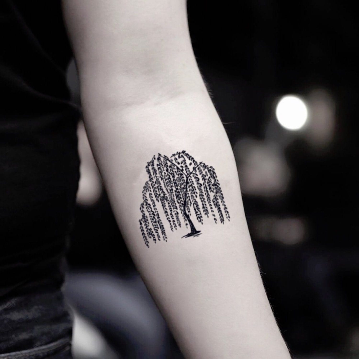 small willow tree tattoo