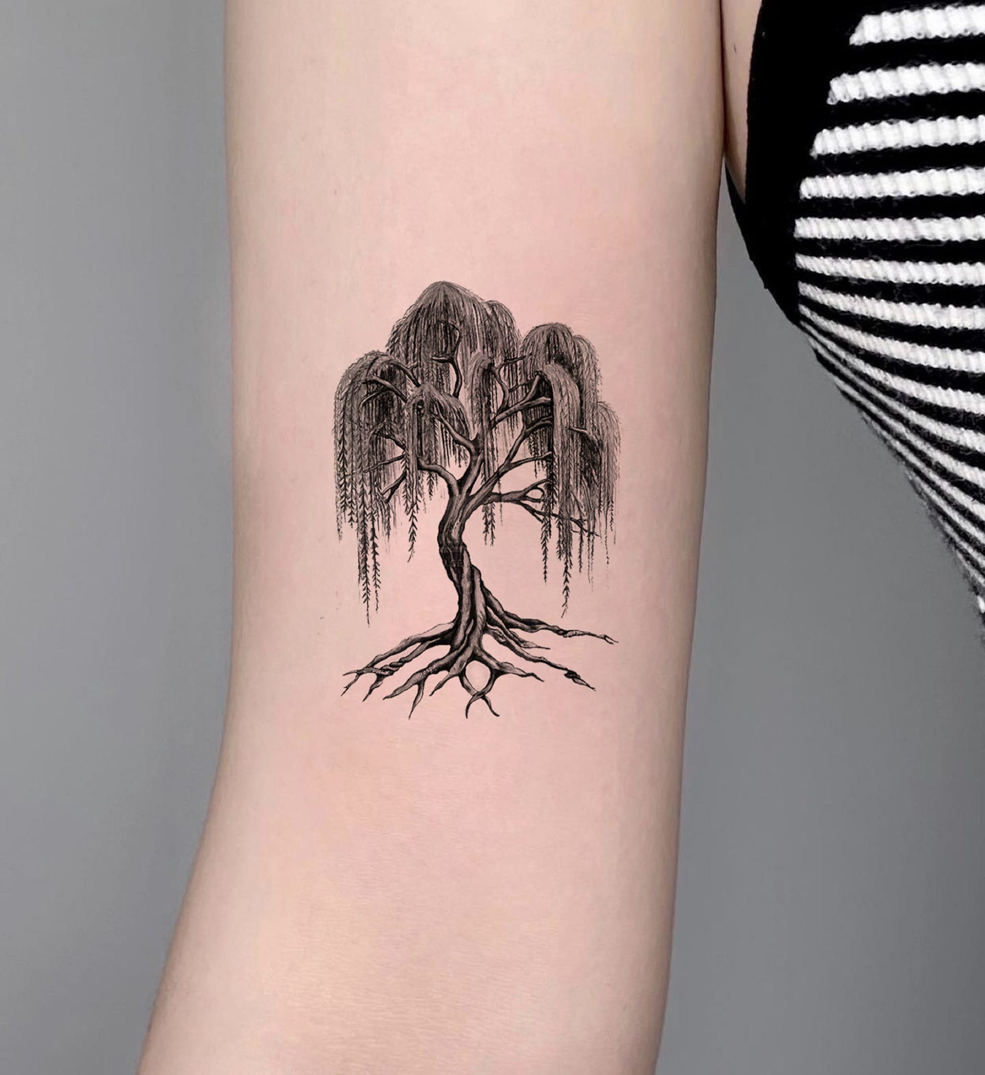 simple willow tree tattoo