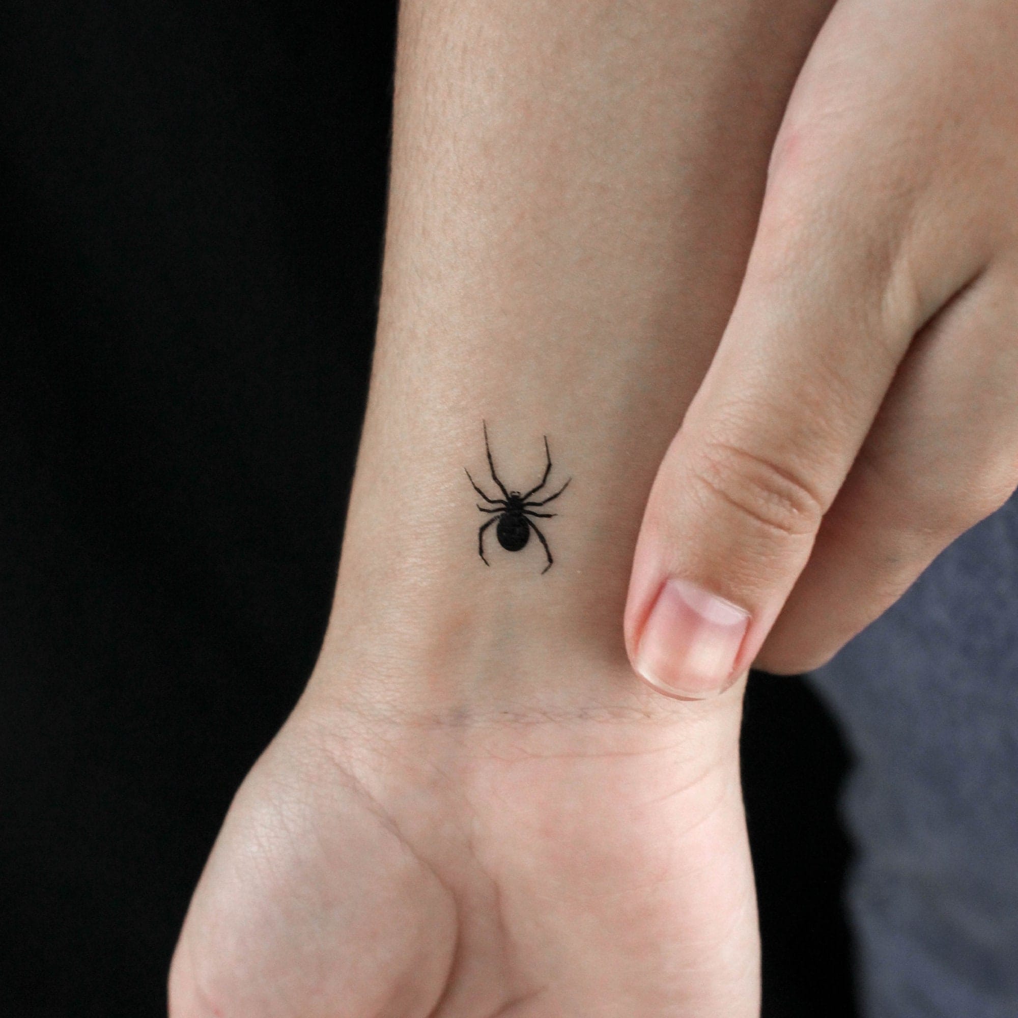 small spider tattoo