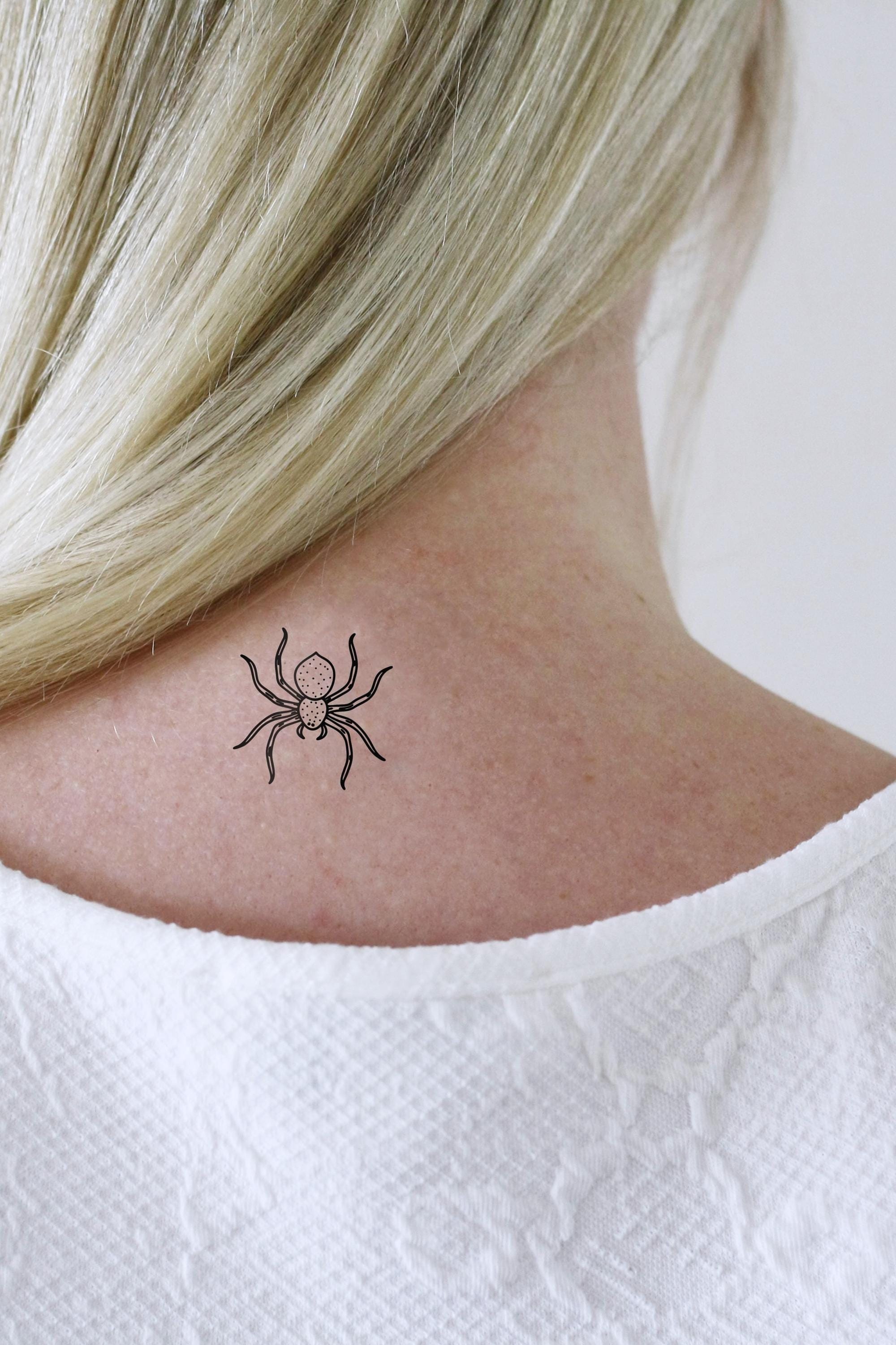 small spider tattoo