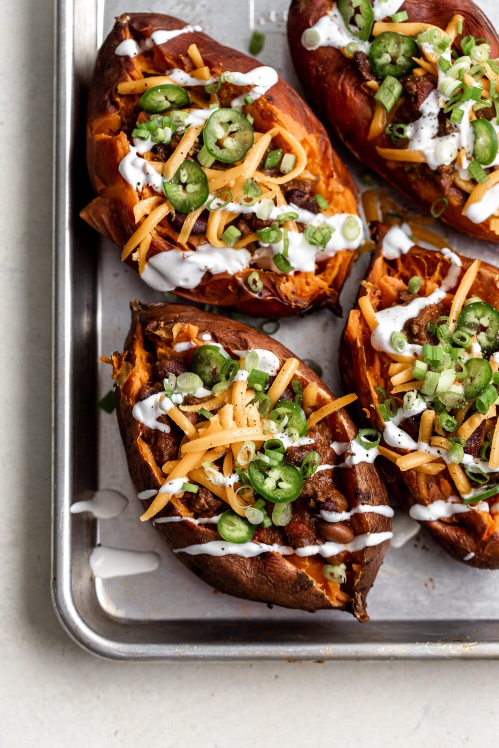 Baked Sweet Potato with Chili Recipe