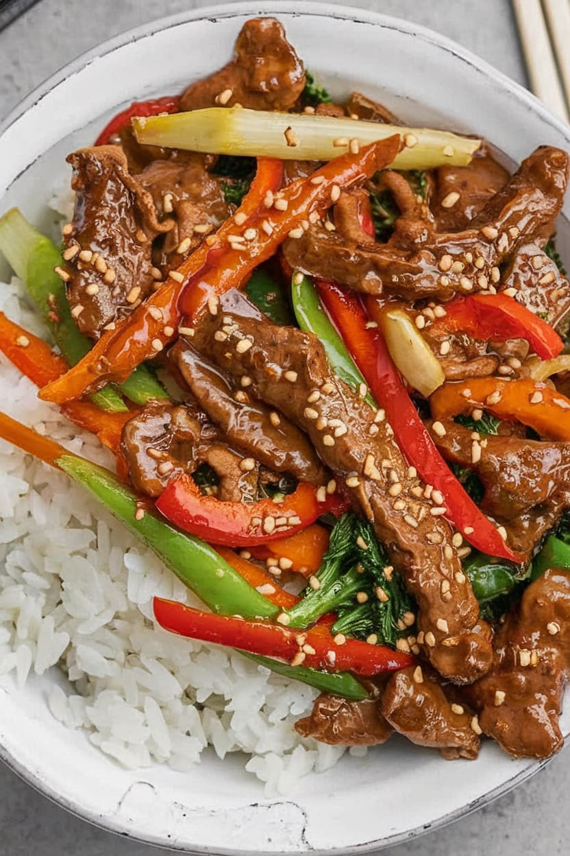 Mongolian Beef Stir Fry
