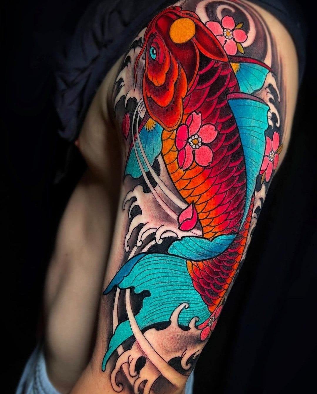 japanese koi fish tattoo