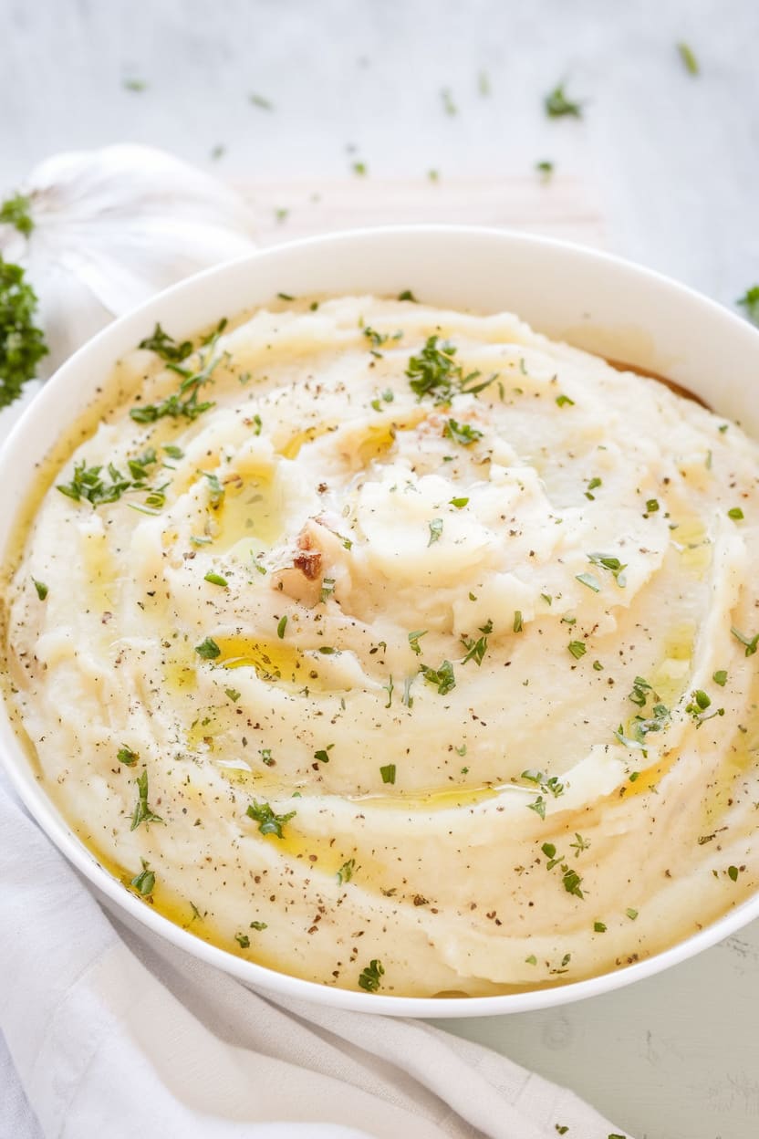 Roasted Garlic Mashed Potatoes