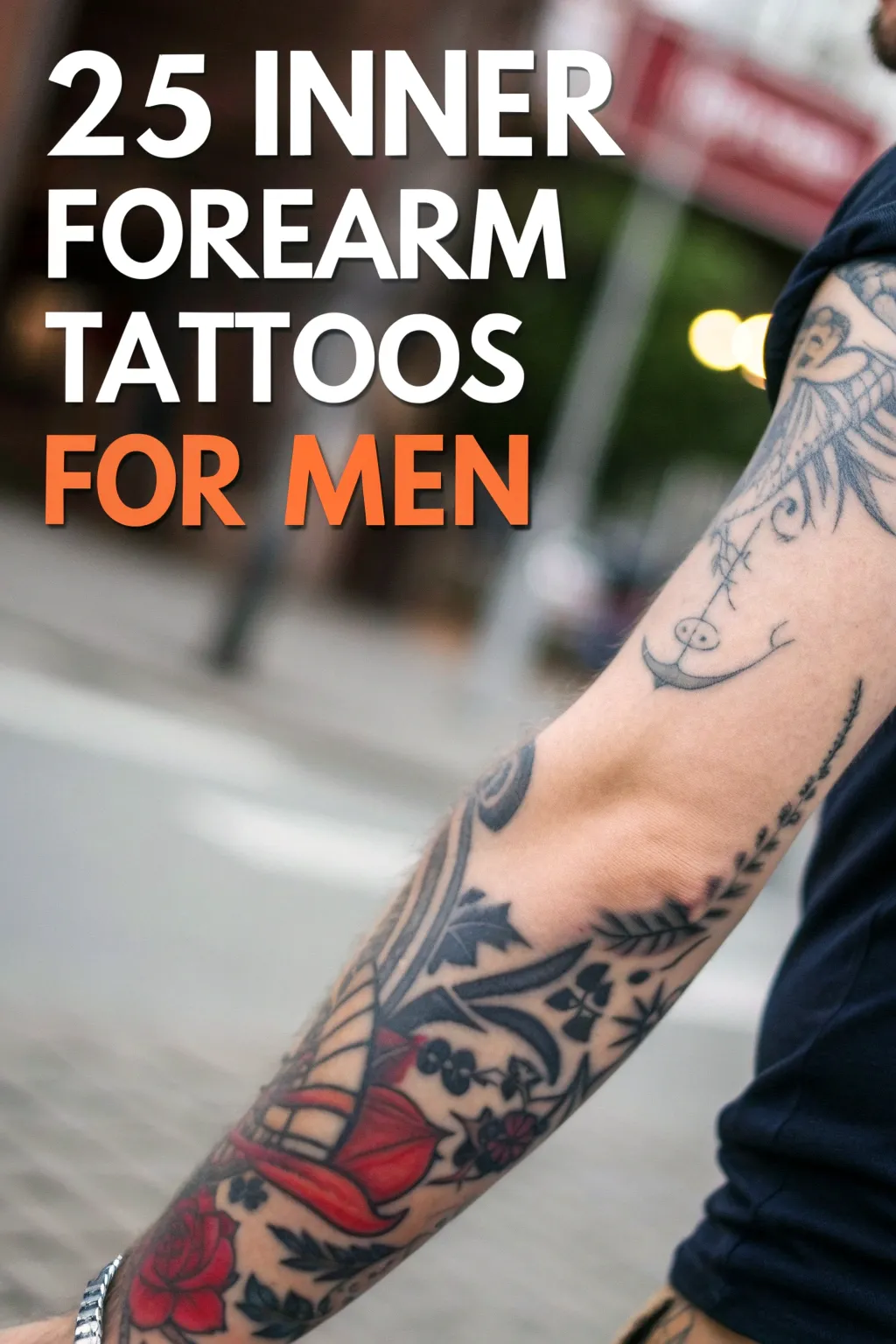 25 Inner Forearm Tattoos for Men