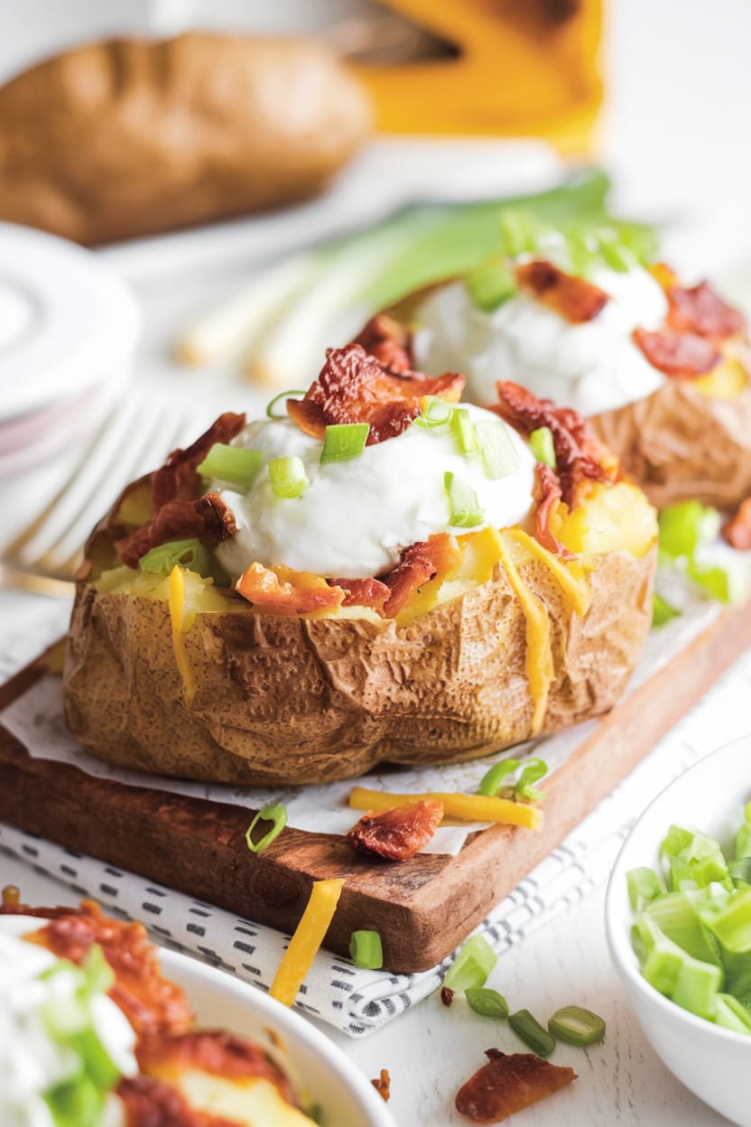 Microwave Baked Potatoes