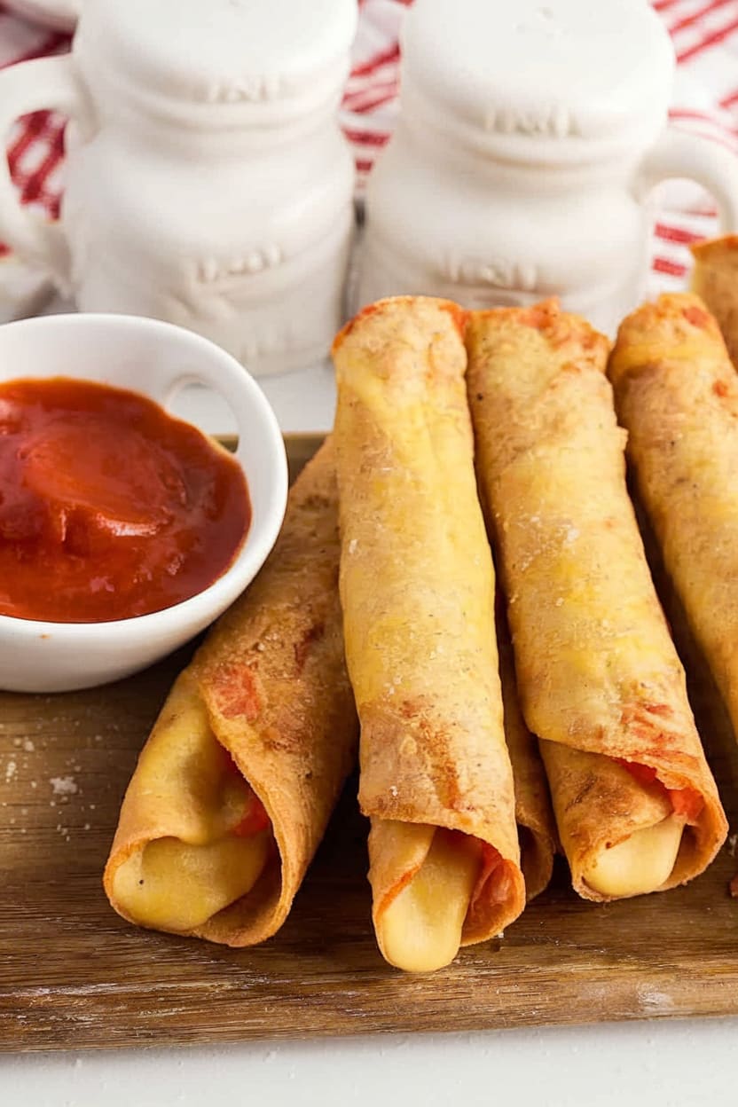 Cheesy Pizza Roll-Ups