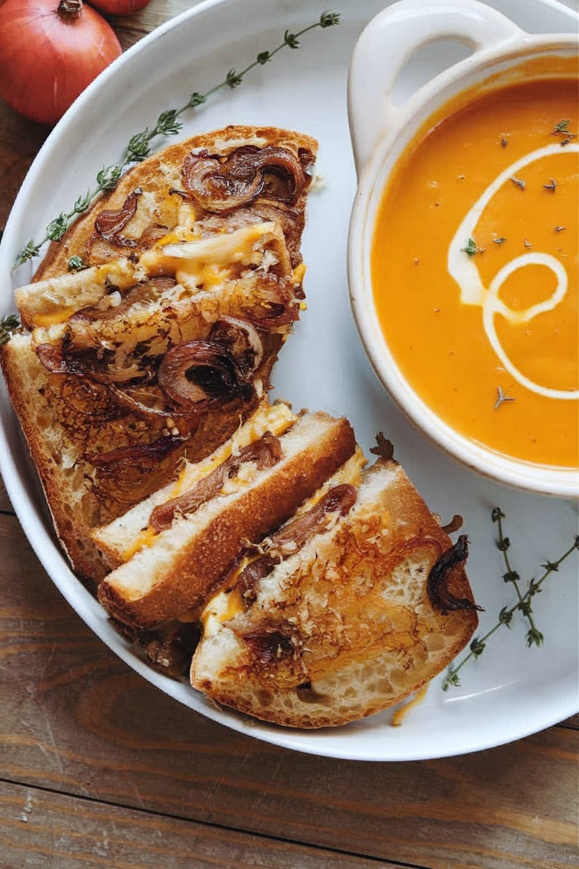 French Onion Soup Grilled Cheese