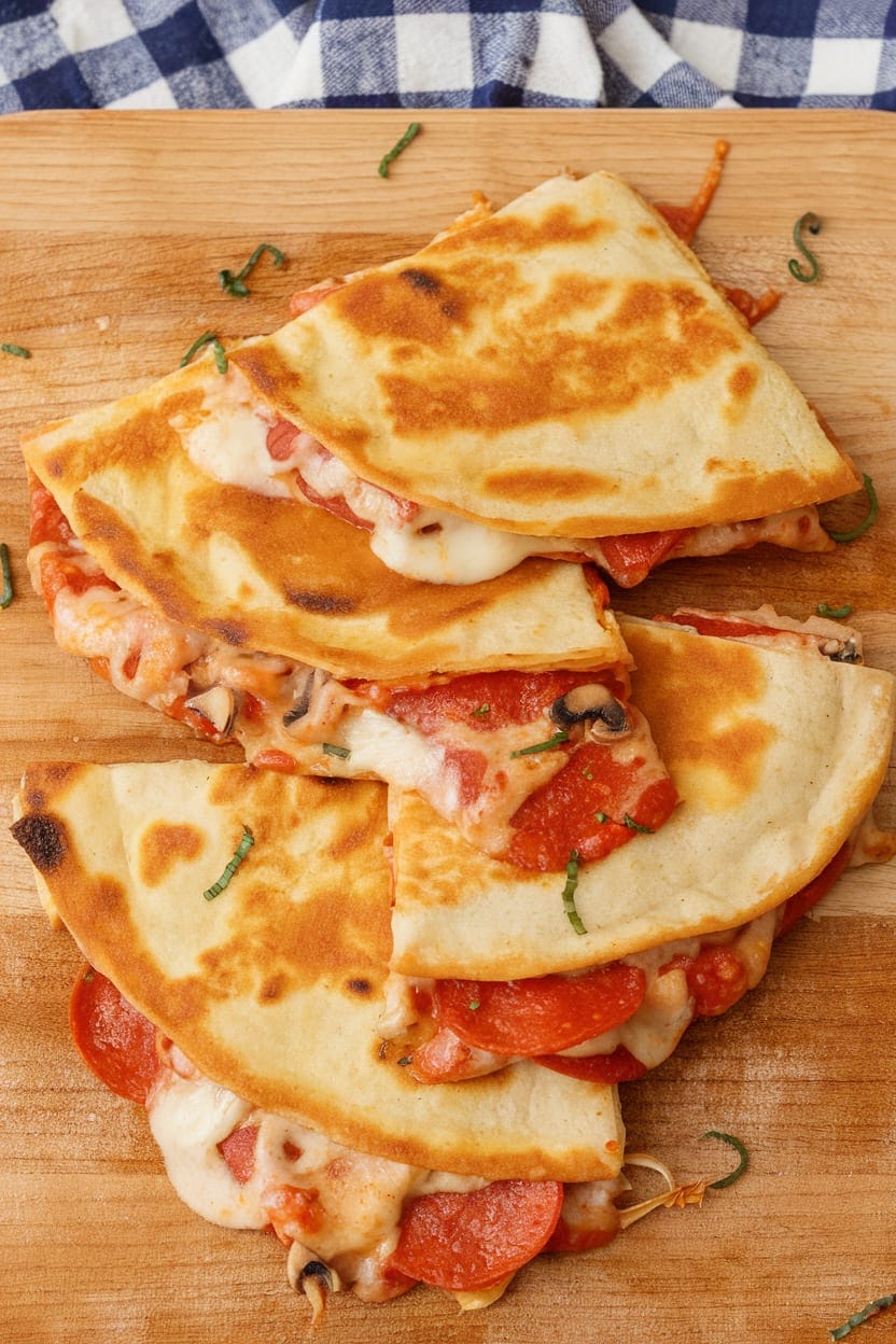 Pizza Quesadillas
