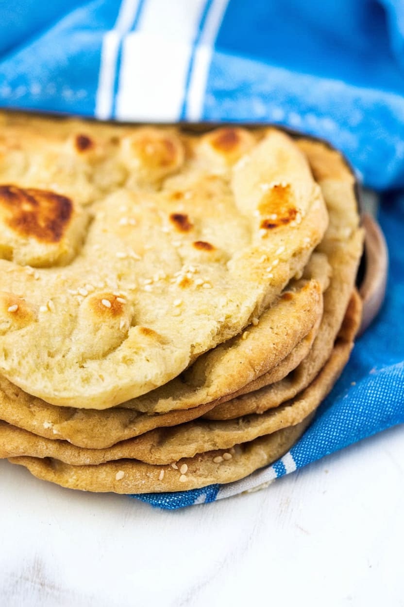 Easy Soft Flatbread (No Yeast)