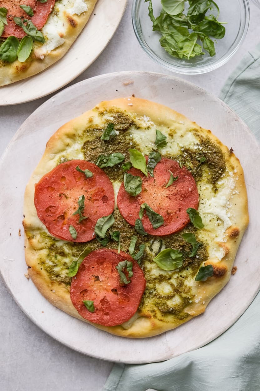 Pesto Flatbread Pizza