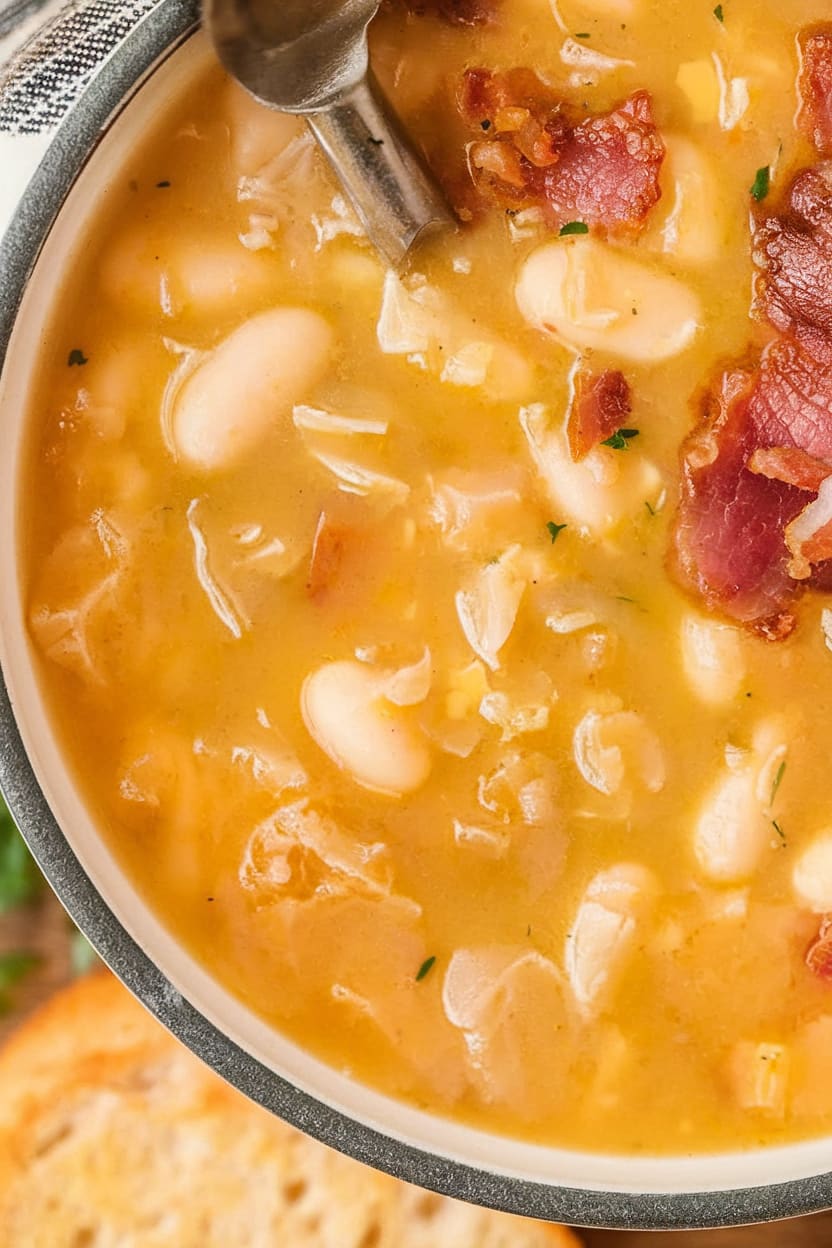White Bean Soup With Bacon