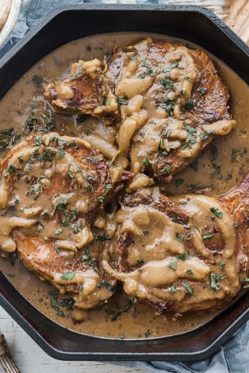 Southern Smothered Pork Chops