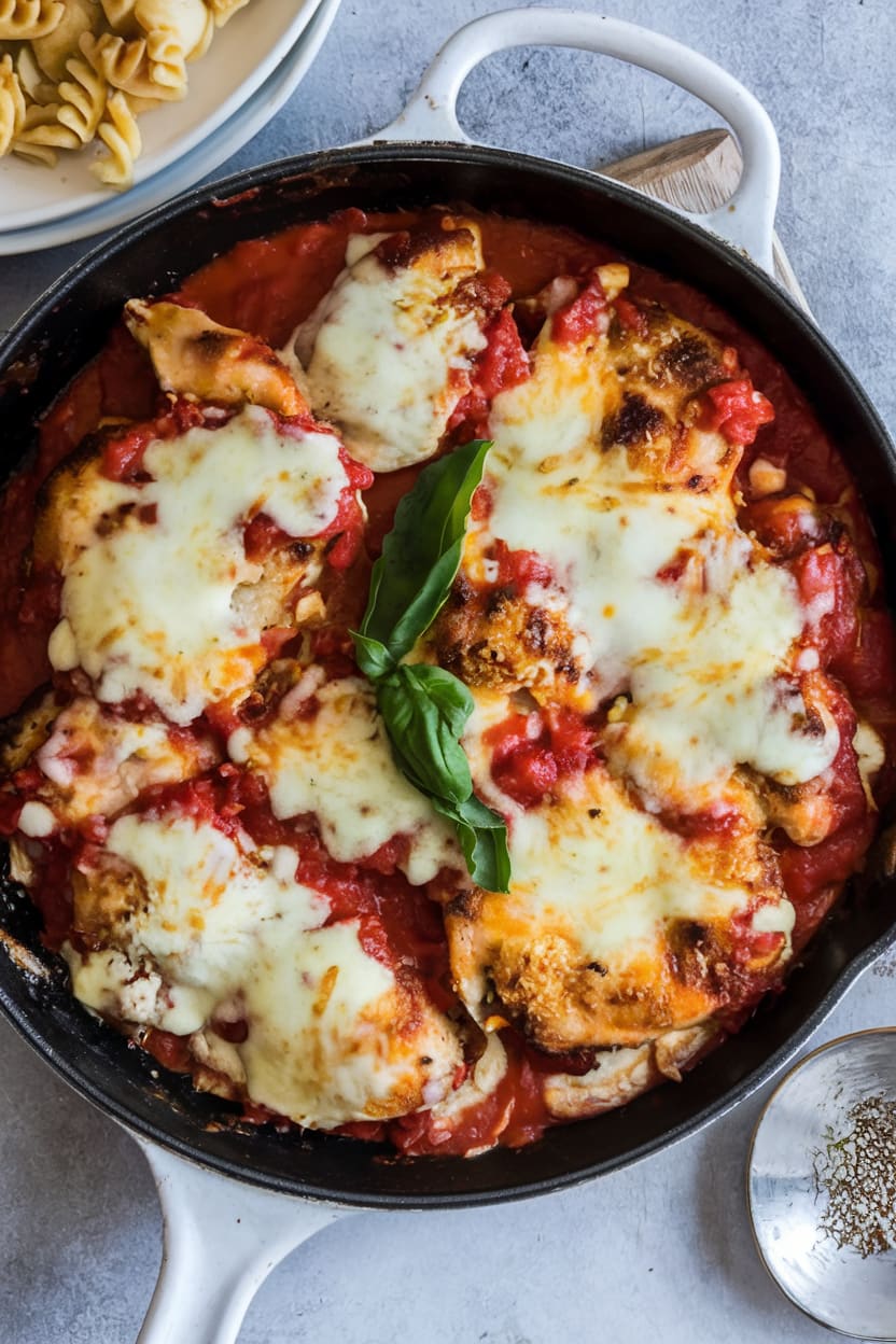 Skillet Chicken Parmesan