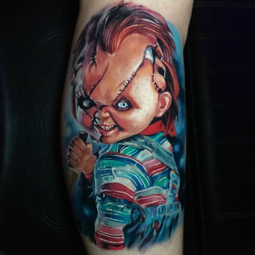new school chucky tattoo