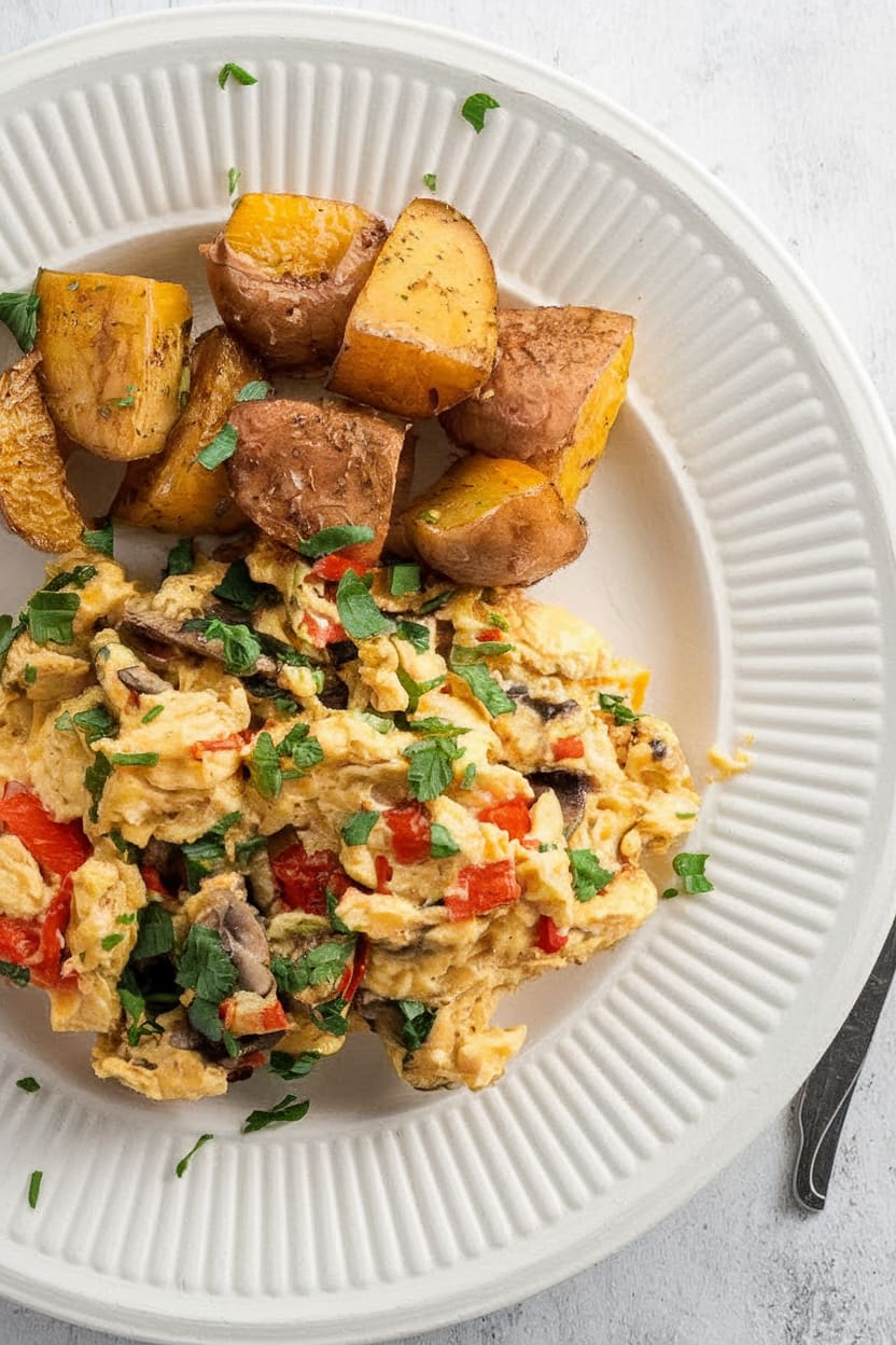 Veggie Scrambled Eggs